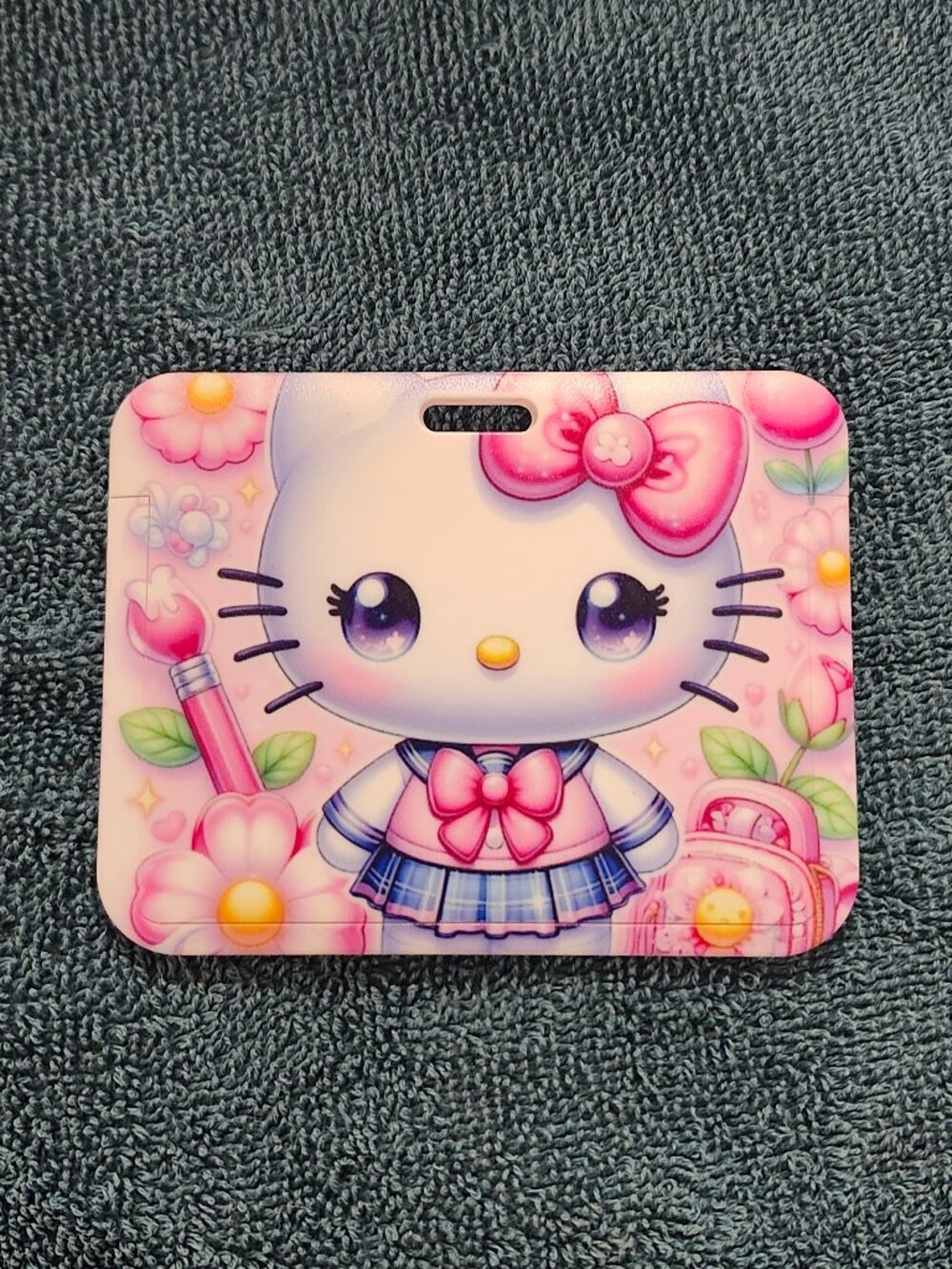 Hello Kitty ID badge holder Badge/ ID Holder NEW NEVER USED